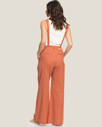 6 Madi Studio - Wide Leg Flared Trousers for Women  C3PT02BIP2 Billabong