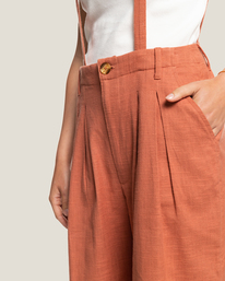 3 Madi Studio - Wide Leg Flared Trousers for Women  C3PT02BIP2 Billabong