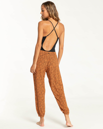 3 Sweet Surf - Pantalón de playa para Mujer Marron C3PT04BIP2 Billabong