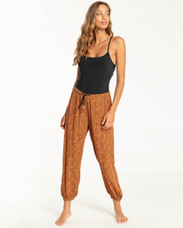 2 Sweet Surf - Pantalón de playa para Mujer Marron C3PT04BIP2 Billabong