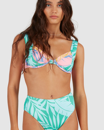 14 Mystic Beach High Maui - Braguita de bikini de cobertura media para Mujer  C3SB55BIP2 Billabong
