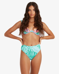 2 Mystic Beach High Maui - Braguita de bikini de cobertura media para Mujer  C3SB55BIP2 Billabong