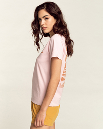 1 ADIV - Short Sleeve T-Shirt for Women Pink C3SS14BIP2 Billabong