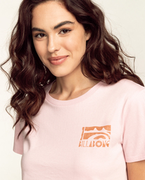 2 ADIV - Short Sleeve T-Shirt for Women Pink C3SS14BIP2 Billabong