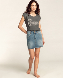 2 Secret Island - Short Sleeve T-Shirt for Women  C3SS18BIP2 Billabong