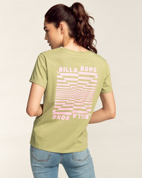 4 Segment - Short Sleeve T-Shirt for Women Green C3SS29BIP2 Billabong