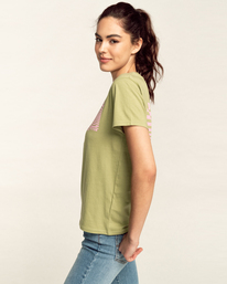 1 Segment - Short Sleeve T-Shirt for Women Green C3SS29BIP2 Billabong