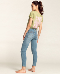 3 Segment - Short Sleeve T-Shirt for Women Green C3SS29BIP2 Billabong