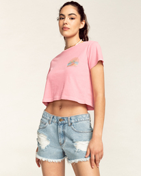 0 Tropicality - Short Sleeve T-Shirt for Women Pink C3SS31BIP2 Billabong
