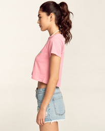 1 Tropicality - Short Sleeve T-Shirt for Women Pink C3SS31BIP2 Billabong