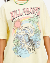 9 Over The Rainbow - T-shirt de manga curta para Mulher  C3SS34BIP2 Billabong