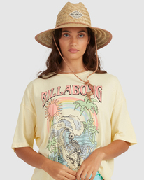 3 Over The Rainbow - T-shirt de manga curta para Mulher  C3SS34BIP2 Billabong