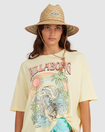 4 Over The Rainbow - T-shirt de manga curta para Mulher  C3SS34BIP2 Billabong