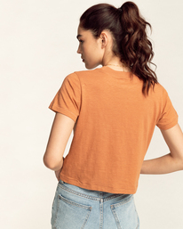 3 Cali Greetings - Camiseta de manga corta para Mujer  C3SS37BIP2 Billabong