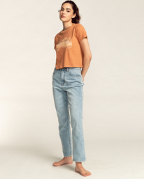 2 Cali Greetings - Camiseta de manga corta para Mujer  C3SS37BIP2 Billabong