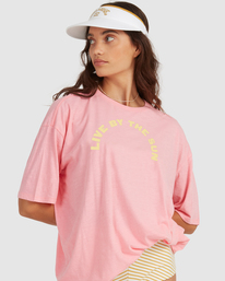2 Yak Mate - Short Sleeve T-Shirt for Women Pink C3SS50BIP2 Billabong