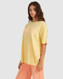 5 Yak Mate - Short Sleeve T-Shirt for Women Yellow C3SS50BIP2 Billabong