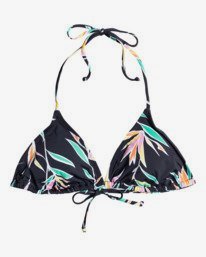 4 Sol Searcher - Top de bikini triangular para Mujer Negro C3ST02BIP2 Billabong