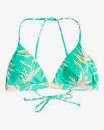 5 Sol Searcher Cross - Cross Back Triangle Bikini Top for Women Brown C3ST04BIP2 Billabong