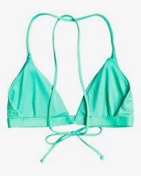 6 Sol Searcher Cross - Cross Back Triangle Bikini Top for Women Green C3ST04BIP2 Billabong
