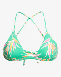 4 Sol Searcher Cross - Cross Back Triangle Bikini Top for Women Brown C3ST04BIP2 Billabong