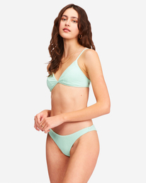 4 So Dazed Charlie - Fixed Triangle Bikini Top for Women Green C3ST16BIP2 Billabong