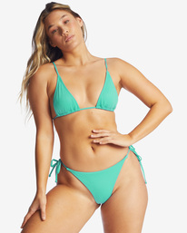 4 Sol Searcher - Hohes Triangle-Bikinioberteil für Frauen Grün C3ST71BIP2 Billabong