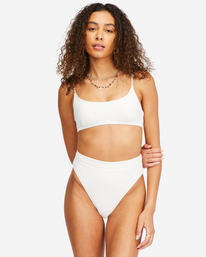 1 Tan lines Avery - Mini Crop Bikini Top voor Dames White C3ST74BIP2 Billabong