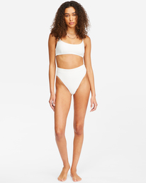 2 Tan lines Avery - Mini Crop Bikini Top voor Dames White C3ST74BIP2 Billabong