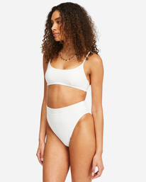 4 Tan lines Avery - Mini Crop Bikini Top voor Dames White C3ST74BIP2 Billabong