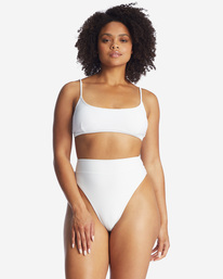 5 Tan lines Avery - Mini Crop Bikini Top voor Dames White C3ST74BIP2 Billabong