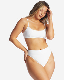 7 Tan lines Avery - Mini Crop Bikini Top voor Dames White C3ST74BIP2 Billabong