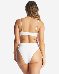 8 Tan lines Avery - Mini Crop Bikini Top voor Dames White C3ST74BIP2 Billabong