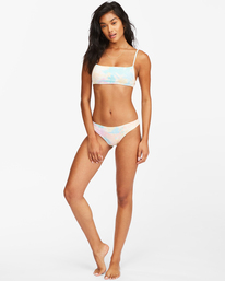 2 Rainbow Tide - Square Bralette Bikini Top for Women  C3ST80BIP2 Billabong