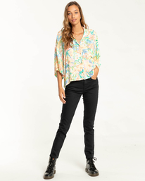 2 All Good - Shirt for Women Grey C3TP19BIP2 Billabong