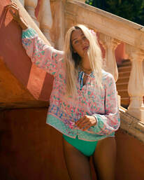 0 Bohemian Dream - Long Sleeve Beach Cover-Up Top for Women  C3TP24BIP2 Billabong