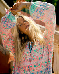 1 Bohemian Dream - Long Sleeve Beach Cover-Up Top for Women  C3TP24BIP2 Billabong