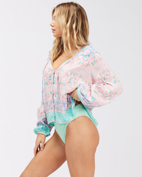 5 Bohemian Dream - Long Sleeve Beach Cover-Up Top for Women  C3TP24BIP2 Billabong