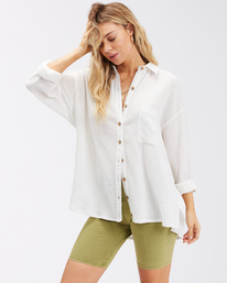 4 In The Tide Stripe - Long Sleeve Shirt for Women  C3TP25BIP2 Billabong
