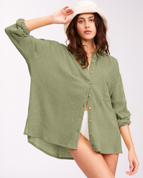 1 In The Tide - Button Down Shirt for Women  C3TP28BIP2 Billabong