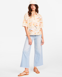 2 Mystic Beach - Hemd mit Knöpfen für Frauen Braun C3TP31BIP2 Billabong