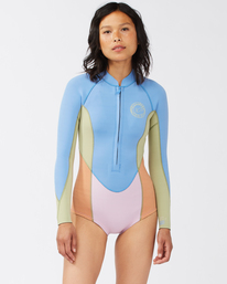 2 2/2mm Salty Dayz - Long Sleeve Springsuit for Women Blue C42G53BIP2 Billabong