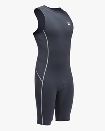 2 2/2mm Absolute Short John - &Auml;rmelloser Springsuit f&uuml;r M&auml;nner Gr&uuml;n C42M62BIP2 Billabong