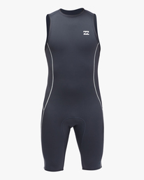 3 2/2mm Absolute Short John - &Auml;rmelloser Springsuit f&uuml;r M&auml;nner Gr&uuml;n C42M62BIP2 Billabong