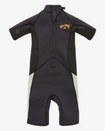 1 2/2mm Absolute - Back Zip Short Sleeve Springsuit for Toddler Boys 2 - 7  C42T50BIP2 Billabong