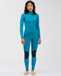0 3/2mm Synergy 2021 - Combinaison Back Zip pour Femme Vert C43G53BIP2 Billabong