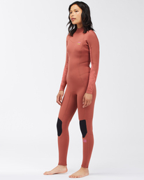 1 5/4mm Synergy - Neoprenanzug mit Reißverschluss am Rücken für Frauen Rot C45G52BIP2 Billabong