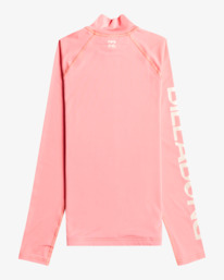 1 Logo - Langärmliger Rashguard mit UPF 50 für Frauen Rosa C4GY10BIP2 Billabong