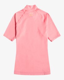 1 Logo - Short Sleeve UPF 50 Rash Vet for Women Pink C4GY11BIP2 Billabong