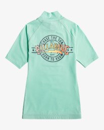 1 Design - Lycra manches courtes UPF 50 pour Femme Vert C4GY12BIP2 Billabong